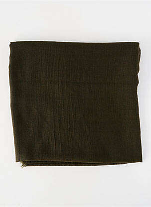Foulard légère et transparente vert JEAN BAPTISTE RAUTUREAU femme
