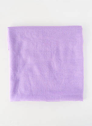 Foulard légère et transparente violet JEAN BAPTISTE RAUTUREAU femme