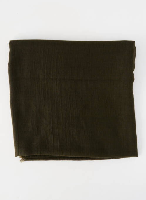 Foulard légère et transparente vert JEAN BAPTISTE RAUTUREAU femme