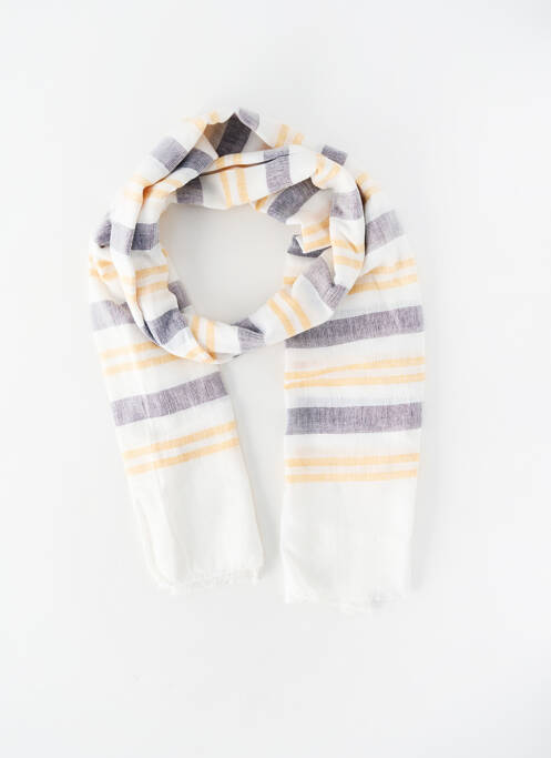 Foulard coutures renforcées jaune JEAN BAPTISTE RAUTUREAU homme