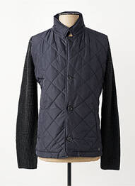 Veste casual fermeture boutonnée sur le devant bleu MARVELIS homme