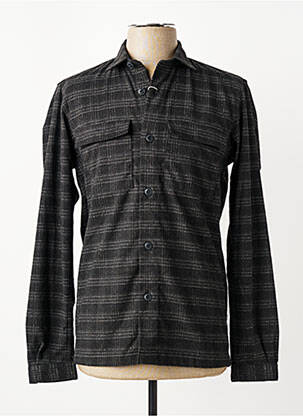 Veste casual fermeture boutonnée sur le devant noir TOM TAILOR homme