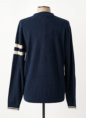 Gilet manches longues col v bleu GARCIA homme