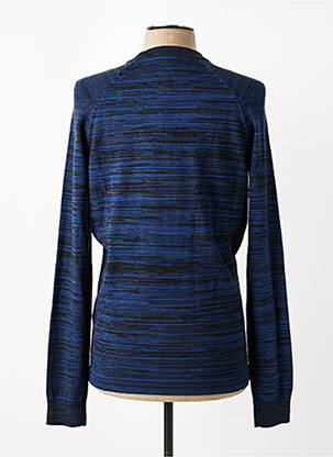 Pull col rond manches longues bleu GARCIA homme