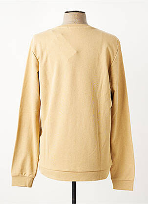 Pull col rond manches longues beige JACK & JONES homme