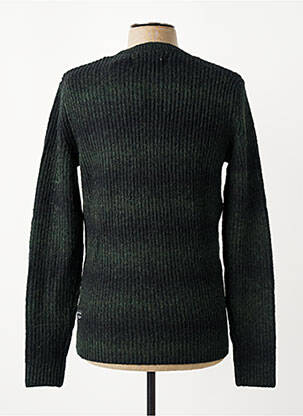 Pull col rond manches longues vert TOM TAILOR homme