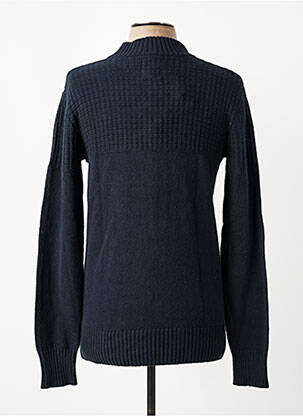 Pull col rond manches longues bleu GARCIA homme
