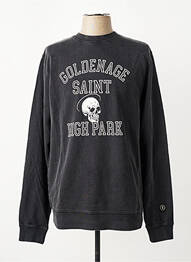 Sweat-shirt sérigraphie floquée manches longues gris LE TEMPS DES CERISES homme