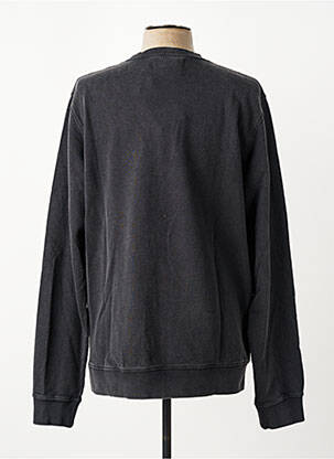 Sweat-shirt sérigraphie floquée manches longues gris LE TEMPS DES CERISES homme