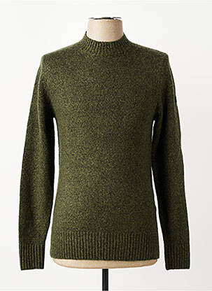 Pull stretch manches longues vert NO EXCESS homme