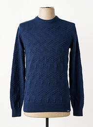 Pull col rond manches longues bleu GARCIA homme
