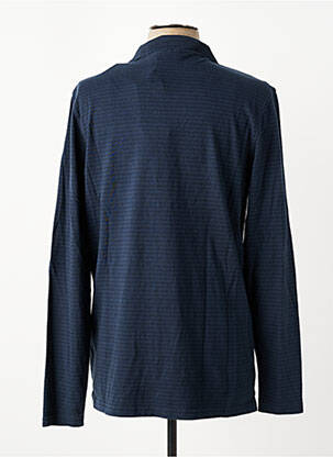 Polo manches longues manches longues bleu GARCIA homme