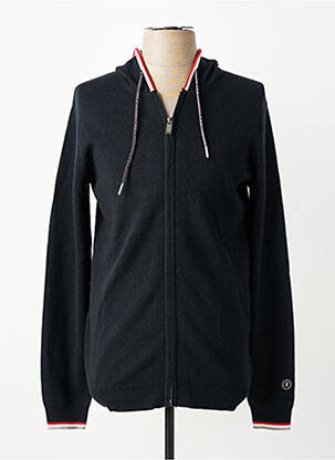 Veste casual capuche noir LE TEMPS DES CERISES homme