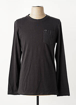T-shirt coupe cintrée manches longues gris GARCIA homme