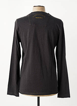 T-shirt coupe cintrée manches longues gris GARCIA homme