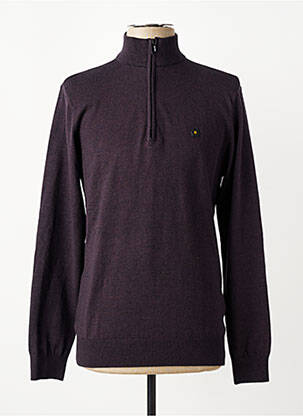 Pull manches longues manches longues violet NO EXCESS homme