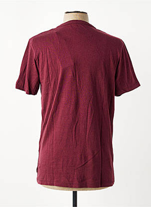 T-shirt coupe cintrée manches courtes rouge JACK & JONES homme