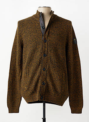 Gilet manches longues fermeture boutonnée sur le devant orange NO EXCESS homme