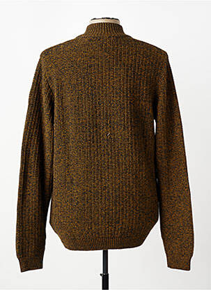Gilet manches longues fermeture boutonnée sur le devant orange NO EXCESS homme