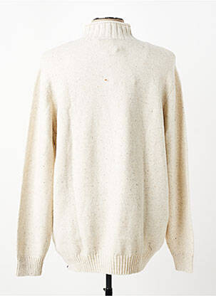 Pull maille tricot manches longues beige GARCIA homme