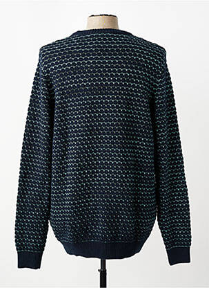 Pull col rond manches longues bleu GARCIA homme