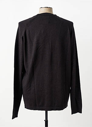 Pull col rond manches longues noir GARCIA homme