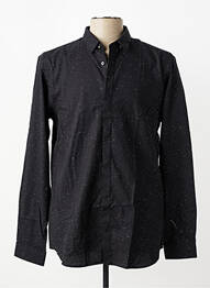 Chemise manches longues imprimé fantaisie noir JACK & JONES homme