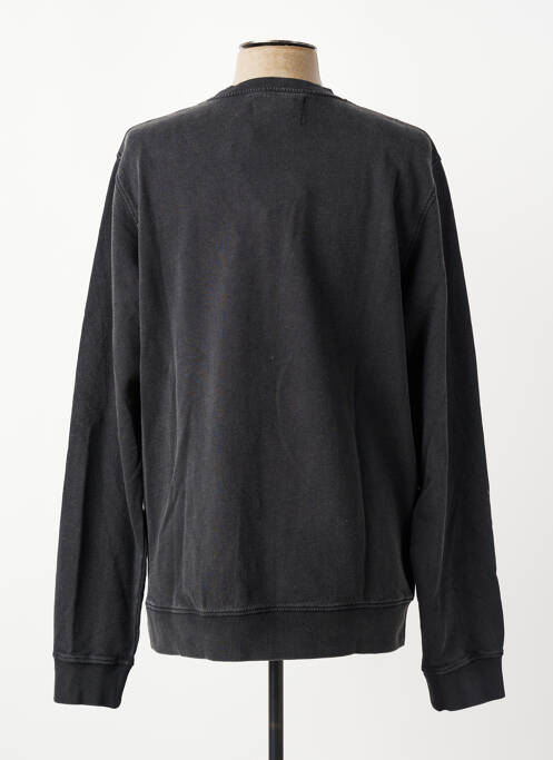 Sweat-shirt sérigraphie floquée manches longues gris LE TEMPS DES CERISES homme