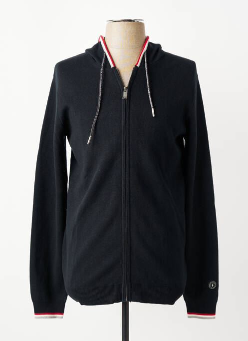 Veste casual capuche noir LE TEMPS DES CERISES homme