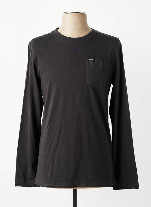 T-shirt coupe cintrée manches longues gris GARCIA homme