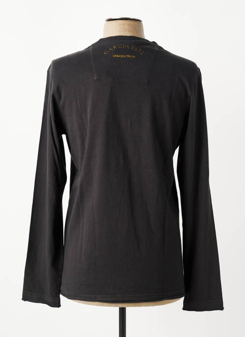 T-shirt coupe cintrée manches longues gris GARCIA homme
