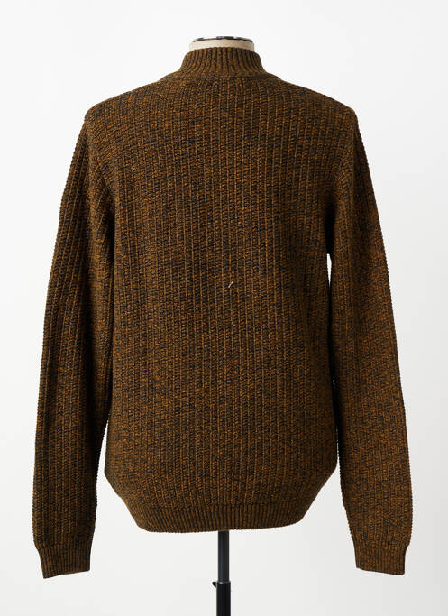 Gilet manches longues fermeture boutonnée sur le devant orange NO EXCESS homme