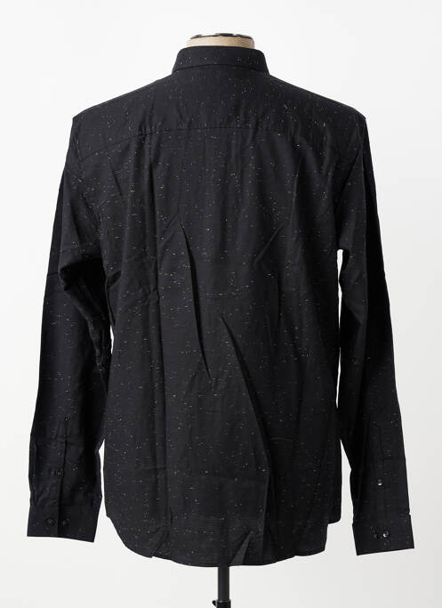 Chemise manches longues imprimé fantaisie noir JACK & JONES homme