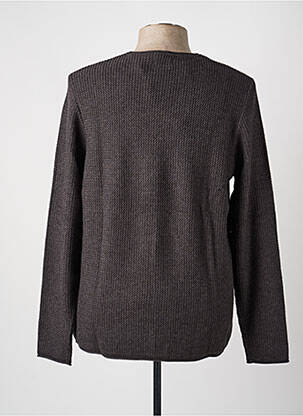 Pull col rond manches longues gris JACK & JONES homme