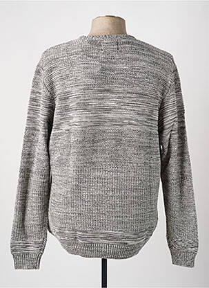 Pull col rond manches longues gris NO EXCESS homme