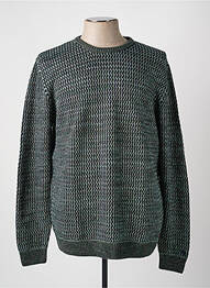 Pull col rond manches longues vert GARCIA homme