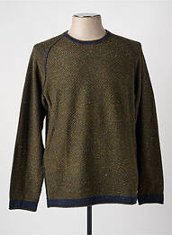 Pull col rond manches longues vert NO EXCESS homme