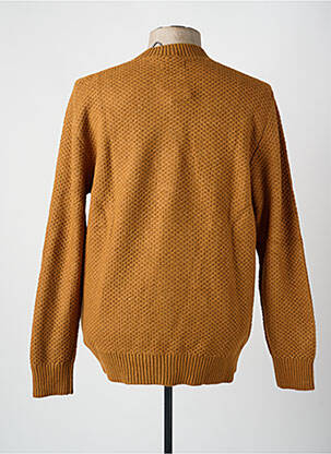 Pull col rond manches longues jaune NO EXCESS homme