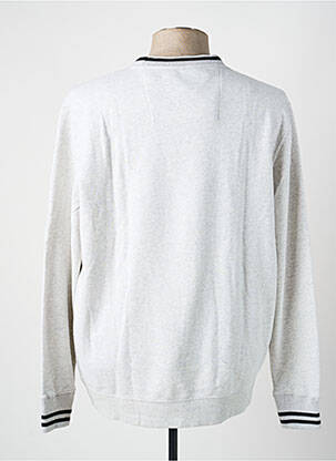 Sweat-shirt manches longues manches longues gris GARCIA homme