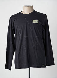 T-shirt coupe droite manches longues noir GARCIA homme