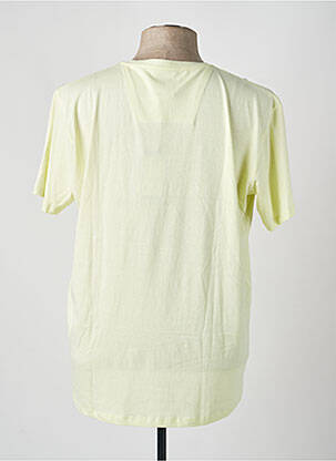 T-shirt coupe droite manches courtes jaune GARCIA homme