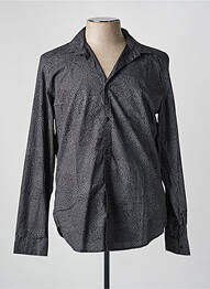 Chemise manches longues imprimé fantaisie noir GARCIA homme