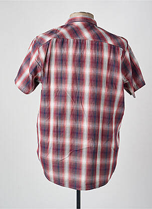 Chemise manches courtes imprimé fantaisie rouge GARCIA homme