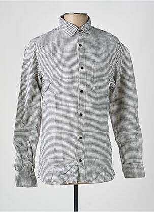 Chemise manches longues imprimé fantaisie blanc JACK & JONES homme