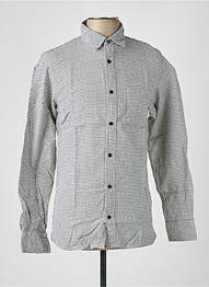 Chemise manches longues imprimé fantaisie blanc JACK & JONES homme