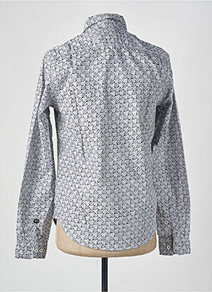 Chemise manches longues imprimé fantaisie noir GARCIA homme