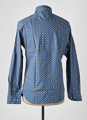 Chemise manches longues poches poitrine bleu JACK & JONES homme