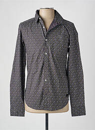 Chemise manches longues imprimé fantaisie gris GARCIA homme