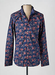 Chemise manches longues poches poitrine bleu JACK & JONES homme