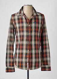 Chemise manches longues imprimé fantaisie orange GARCIA homme